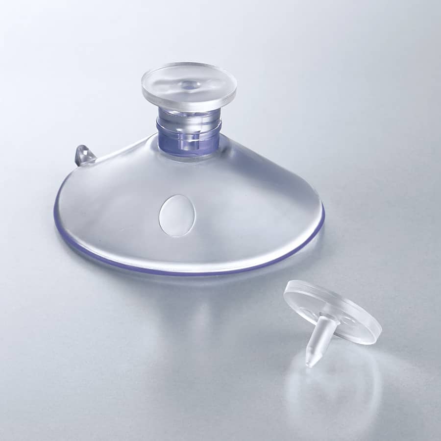 Suction cup with clear push tack suction cups popco